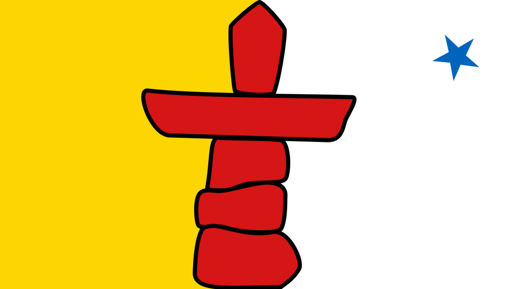 Flag of Nunavut.