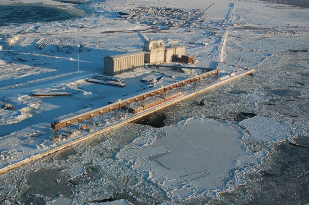 Port of Churchill in Churchill, Manitoba.