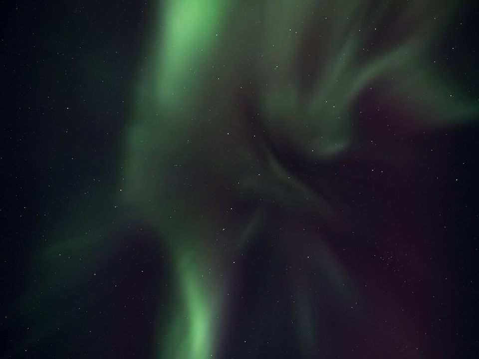 northern lights in Churchill, Manitoba