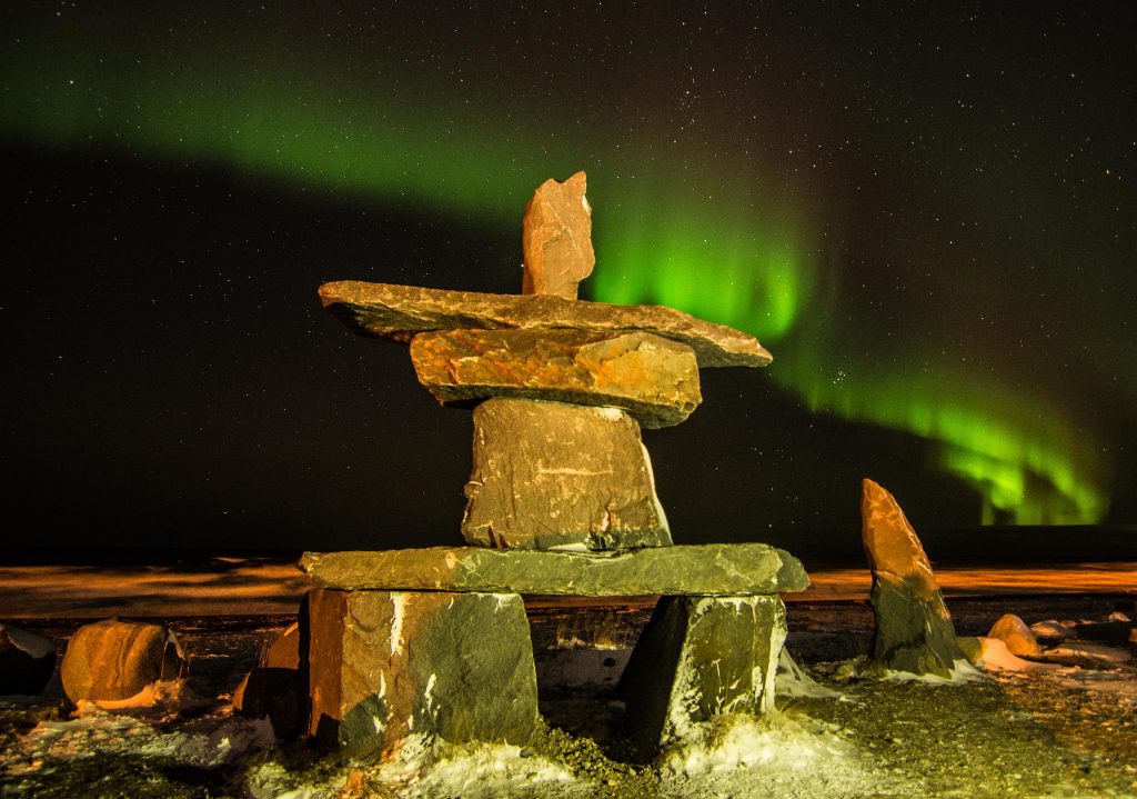 Churchill inukshuk